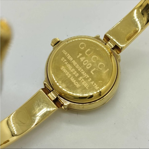Gucci Watch 1400L 25mm Women's Gold - Picture 7 of 9